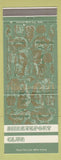 Matchbook Cover - Shreveport Club LA