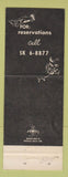Matchbook Cover - Tifftin Inn Denver Colorado