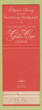 Matchbook Cover - GoldenCape Kauai Surf Hawaii restaurant