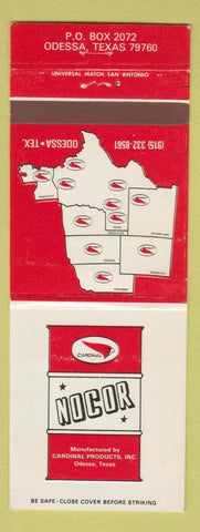 Matchbook Cover - Nocor Odessa TX Cardinal Products oil?