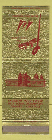 Matchbook Cover - Fullerton's on the Lake Restaurant Beaver Dam WI