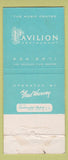 Matchbook Cover - Pavilion Restaurant Fred Harvey Los Angeles CA WEAR