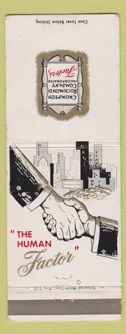 Matchbook Cover - Crompton Richmond Company New York City Textile WEAR