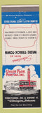 Matchbook Cover - Union Park Pontiac Wilmington DE Wide Tracks