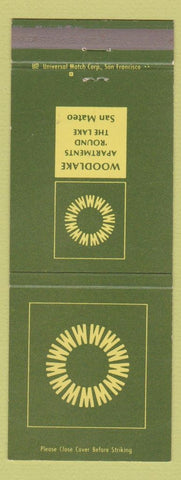 Matchbook Cover - Woodlake Apartments San Mateo CA