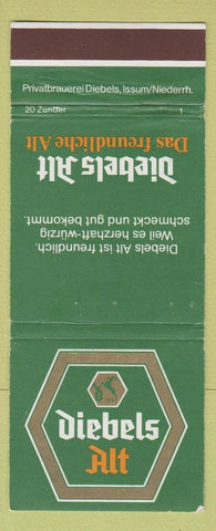 Matchbook Cover - Diebels Alt Das Freundliche German WEAR