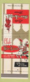 Matchbook Cover - Club Sir Loin Look's House Houston TX knight
