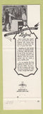 Matchbook Cover - Club Sir Loin Look's House Houston TX knight