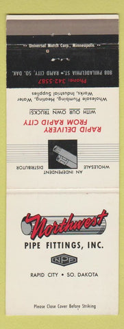 Matchbook Cover - Northwest Pipe Fittings Rapid City SD