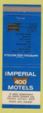 Matchbook Cover - Imperial 400 Motel Phoenix AZ