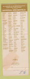 Matchbook Cover - Imperial 400 Motel Longview TX