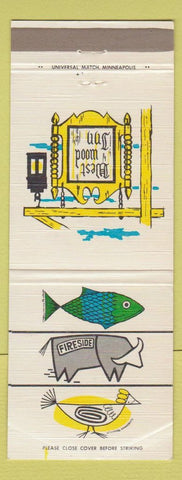 Matchbook Cover - Westwood Inn Fireside Willmar Spicer MN
