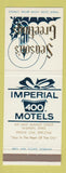 Matchbook Cover - Imperial 400 Motel Warren OH Christmas