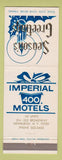 Matchbook Cover - Imperial 400 Motel Newburgh NY Christmas