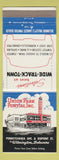 Matchbook Cover - Union Park Pontiac Wilmington DE