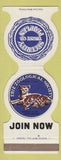 Matchbook Cover - Erie Zoological Society Zoo PA WEAR Jewelite