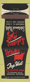 Matchbook Cover - Top Hat Steaks Lobster Windsor ON #2 Jewelite
