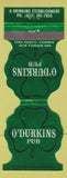 Matchbook Cover - O'Durkins Pub Seminole FL