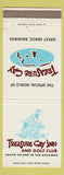 Matchbook Cover - Treasure Cay Inn Golf Club Abaco Island Bahamas
