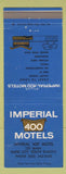 Matchbook Cover - Imperial 400 Motel Rapid City SD