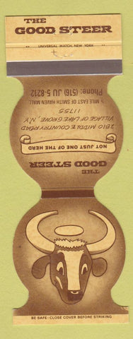 Matchbook Cover - The Good Steer Lake Grove NY