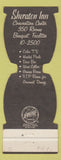 Matchbook Cover - Sheraton Inn Fresno CA Crazy Horse Saloon