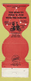 Matchbook Cover - Dublin's Food n Fun Los Angeles CA WORN Jewelite