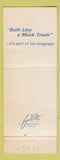 Matchbook Cover - Mack Trucks 75th Allentown PA