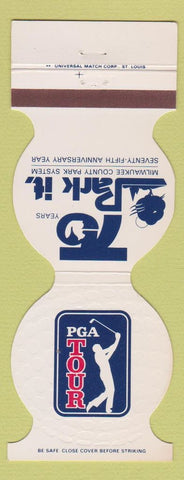 Matchbook Cover - PGA Tour Milwaukee County Parks WI 1982