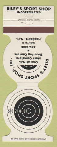 Matchbook Cover - Riley's Sports shop shooting guns Hooksett NH