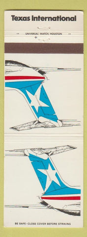 Matchbook Cover - Texas International Airline