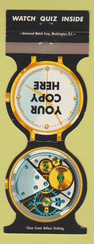 Matchbook Cover - Watch Reapir House & Gerstin
