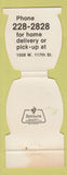 Matchbook Cover - Bit It frog BBQ