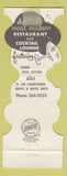 Matchbook Cover - Wolf's Motor Inn Aurora Colorado Colfax