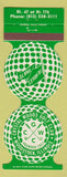 Matchbook Cover - Crystal Woods Golf Club Woodstock IL