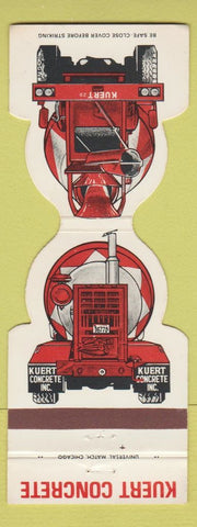 Matchbook Cover - Kuert Concrete South Bend Mishawaka IN Niles IL?