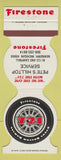 Matchbook Cover - Firestone Tires Pete's Newberry MI