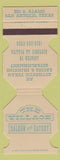 Matchbook Cover - The Village Saloon Eatery San Antonio TX