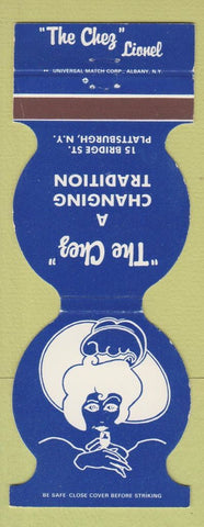 Matchbook Cover - The Fhez Plattsburgh NY restaurant