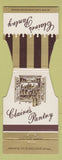 Matchbook Cover - Claire's Pantry Edmonds WA