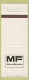 Matchbook Cover - Massey Ferguson Tractors Humboldt IA