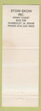 Matchbook Cover - Massey Ferguson Tractors Humboldt IA