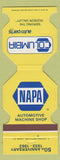 Matchbook Cover - NAPA Auto Parts 1983 Hudson Saugerties Catskill Hudson NY