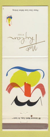 Matchbook Cover - Nat Thylan Furs New York City abstract art Mardi Gras