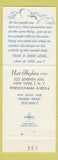 Matchbook Cover - Nat Thylan Furs New York City abstract art Mardi Gras