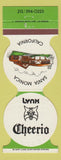 Matchbook Cover - Cheerio Golf Lynx Santa Monica CA