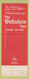Matchbook Cover - The Wellshire Inn Denver Colorado