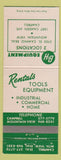 Matchbook Cover - B&H Equipment Campbell Mountain View CA