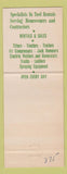 Matchbook Cover - B&H Equipment Campbell Mountain View CA