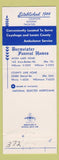 Matchbook Cover - Burmeister Funeral Homes Avon Lake OH